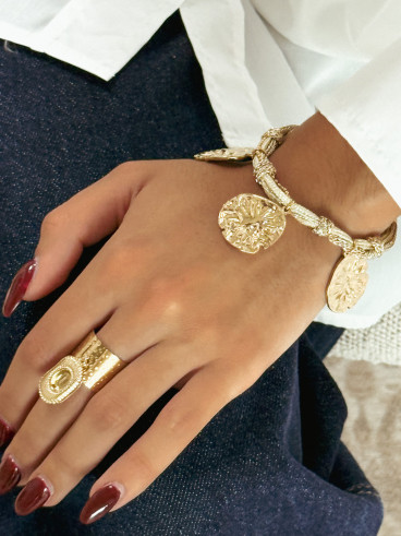 Bracelet Lanelle - Doré/Beige