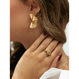 Boucles d'oreilles Piper - Doré