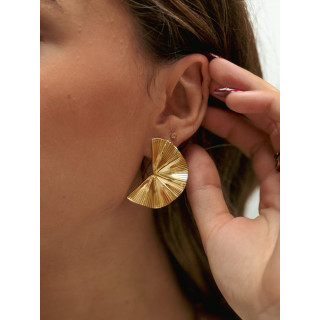 Boucles d'oreilles Piper - Doré