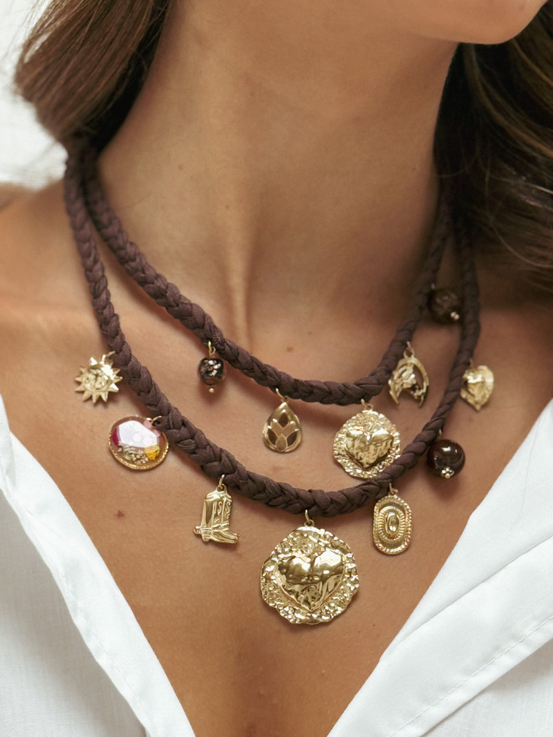 Collier Martina - Chocolat
