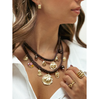 Collier Martina - Chocolat