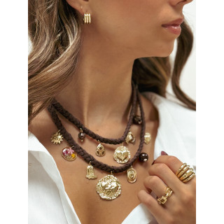 Collier Martina - Chocolat