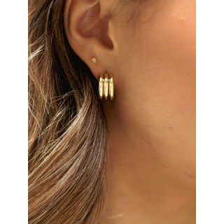 Boucles d'oreilles Lauréane - Doré