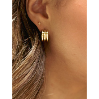 Boucles d'oreilles Lauréane - Doré
