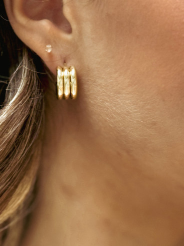 Boucles d'oreilles Lauréane - Doré