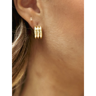 Boucles d'oreilles Lauréane - Doré