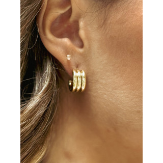 Boucles d'oreilles Lauréane - Doré