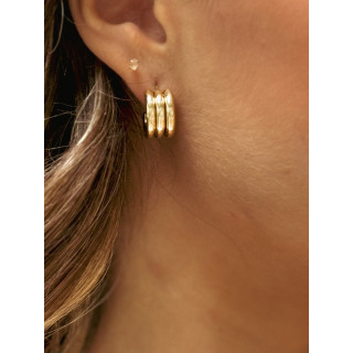 Boucles d'oreilles Lauréane - Doré