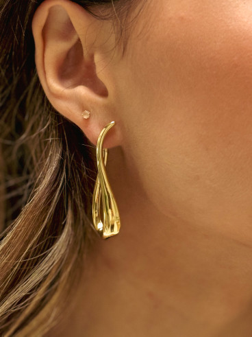 Boucles d'oreilles Laurène - Doré