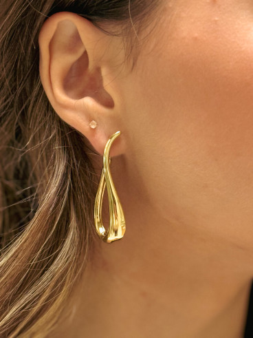 Boucles d'oreilles Laurène - Doré