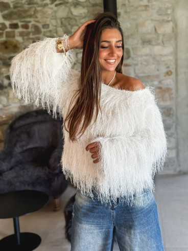 Blouse Medeia - Blanc