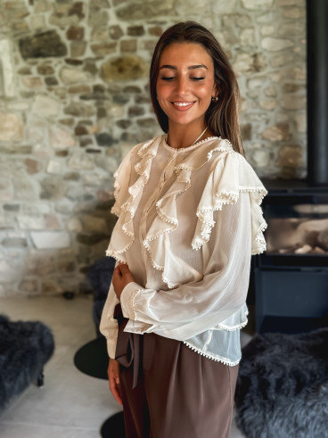 Blouse Diane - Crème