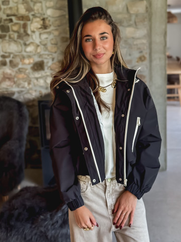 Veste courte Astoria - Noir