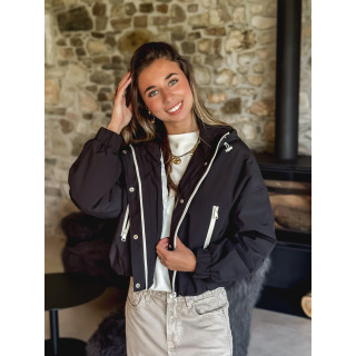 Veste courte Astoria - Noir