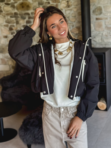 Veste courte Astoria - Noir