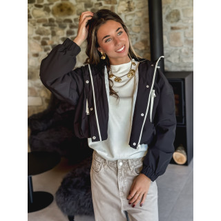 Veste courte Astoria - Noir