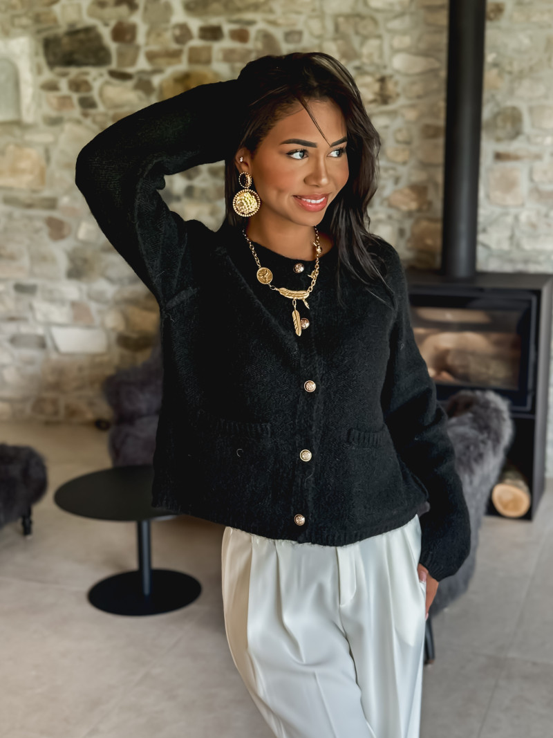Gilet Marylou - Noir