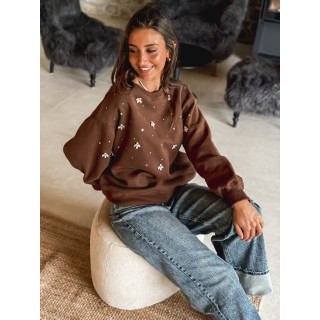 Pull Gioïa - Chocolat