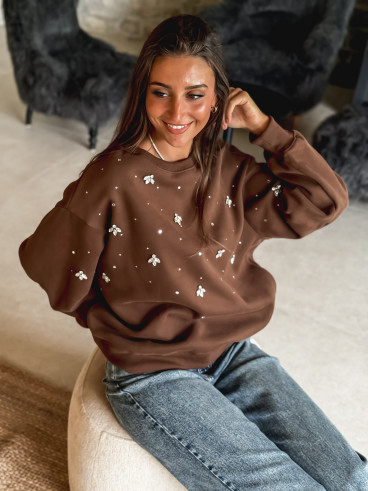 Pull Gioïa - Chocolat