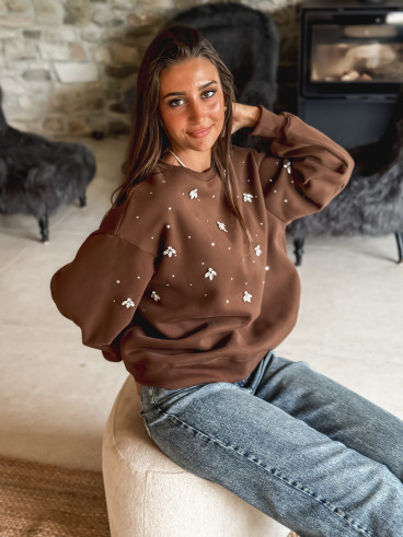 Pull Gioïa - Chocolat