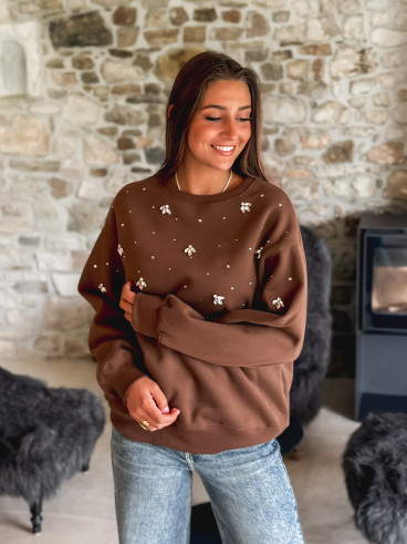 Pull Gioïa - Chocolat