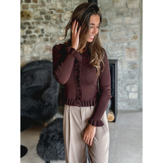 Blouse Milya - Chocolat
