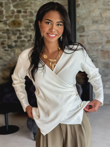 Blouse Aliénor - Blanc