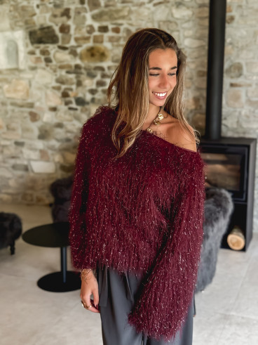 Blouse Medeia - Bordeaux