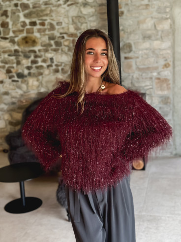 Blouse Medeia - Bordeaux