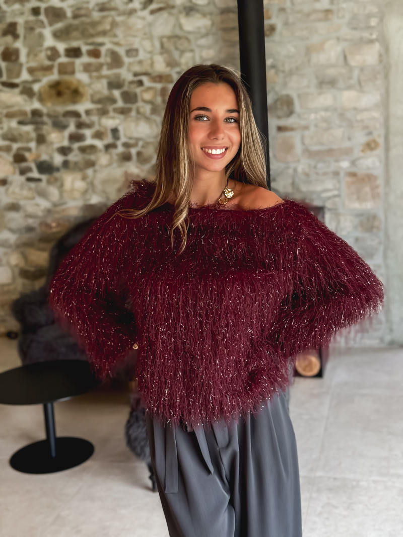 Blouse Medeia - Bordeaux