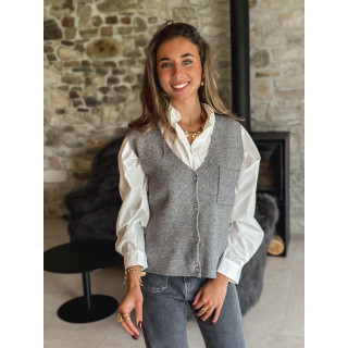 Gilet sans manches Malaïka - Gris