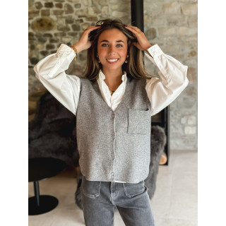 Gilet sans manches Malaïka - Gris