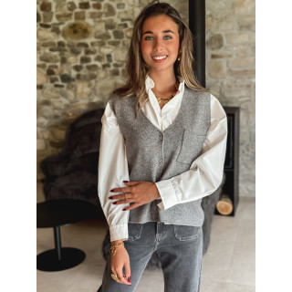 Gilet sans manches Malaïka - Gris