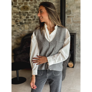 Gilet sans manches Malaïka - Gris
