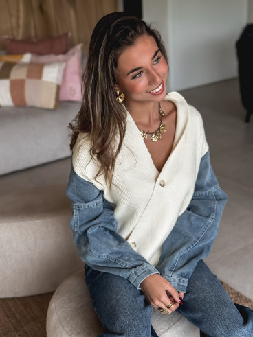 Gilet Rhéa - Ecru