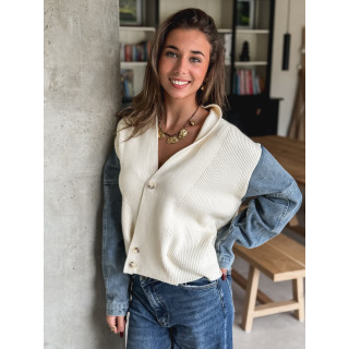 Gilet Rhéa - Ecru