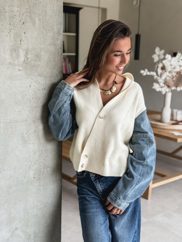 Gilet Rhéa - Ecru