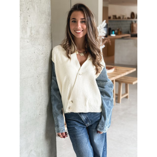 Gilet Rhéa - Ecru