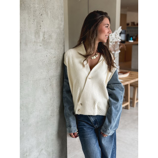 Gilet Rhéa - Ecru