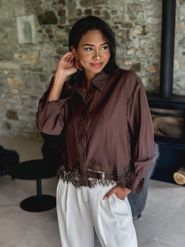 Chemise Danye - Chocolat