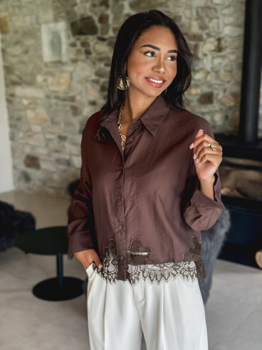 Chemise Danye - Chocolat
