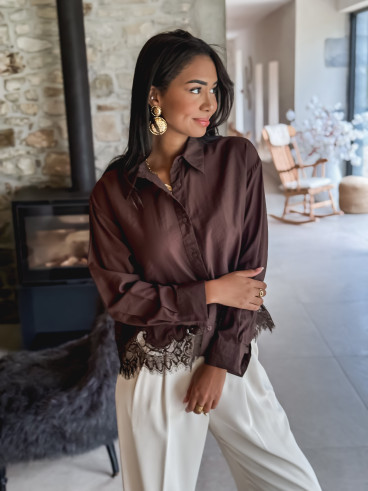 Chemise Danye - Chocolat
