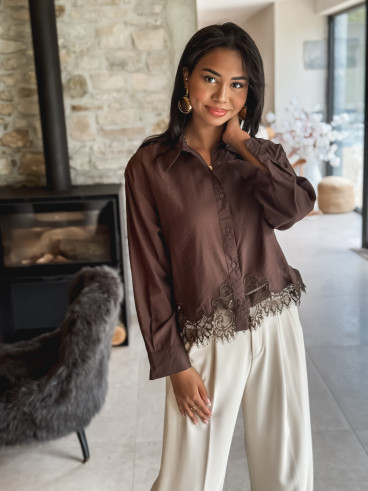Chemise Danye - Chocolat