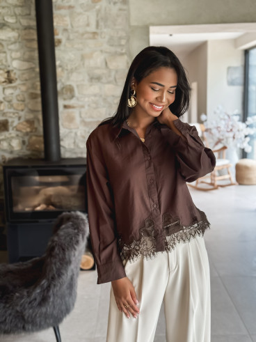 Chemise Danye - Chocolat
