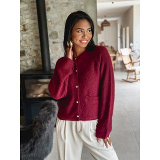 Gilet Marylou - Bordeaux