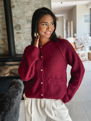 Gilet Marylou - Bordeaux