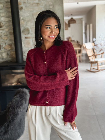 Gilet Marylou - Bordeaux