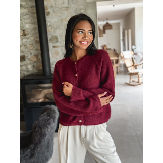 Gilet Marylou - Bordeaux