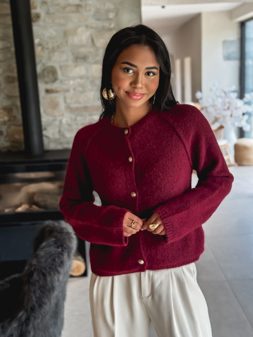 Gilet Marylou - Bordeaux