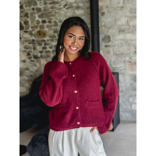 Gilet Marylou - Bordeaux